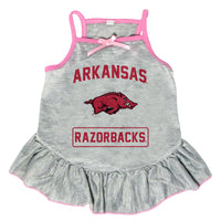 Wholesale Arkansas Razorbacks Pet Dress Grey Type - Assorted Sizes