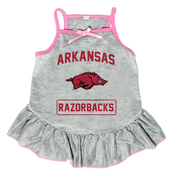 Wholesale Arkansas Razorbacks Pet Dress Grey Type - Assorted Sizes