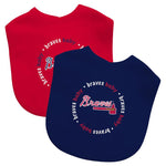 Wholesale Atlanta Braves - Baby Bibs 2-Pack