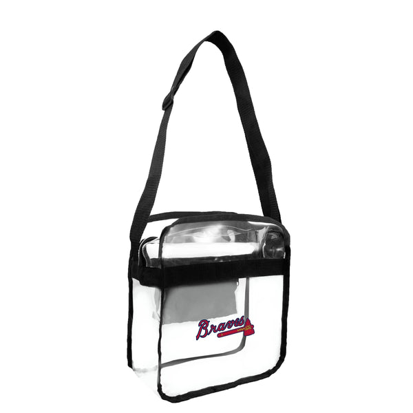 Wholesale Atlanta Braves Clear Carryall Crossbody