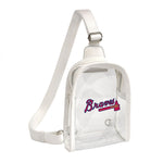 Wholesale Atlanta Braves Clear Mini Sling