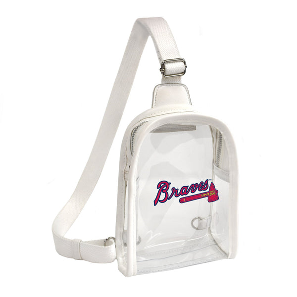 Wholesale Atlanta Braves Clear Mini Sling