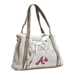 Wholesale Atlanta Braves Hoodie Purse Grey