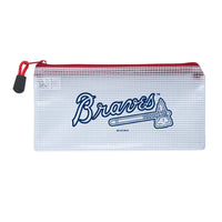 Wholesale Atlanta Braves MLB / PBG002 - Clear Zippered Bags