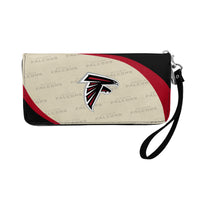 Wholesale Atlanta Falcons Curve Zip Organizer Wallet