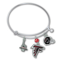 Wholesale Atlanta Falcons NFL / BRC001 - 3 Charm Bracelet