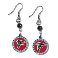 Wholesale Atlanta Falcons NFL / EAR007 - Rhinestone Dangle Earrings