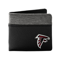 Wholesale Atlanta Falcons Pebble BiFold Wallet BLCK