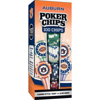 Wholesale Auburn Tigers 100 Piece Poker Chips