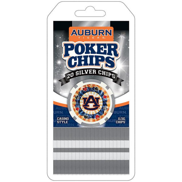 Wholesale Auburn Tigers 20 Piece Poker Chips