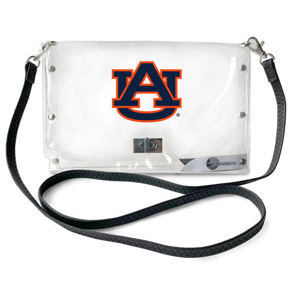 Wholesale Auburn Tigers Clear Envelope Purse STRAP