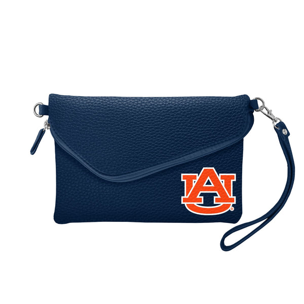 Wholesale Auburn Tigers Fold Over Crossbody Pebble Navy