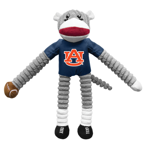 Wholesale Auburn Tigers Team Sock Monkey Pet Toy Football