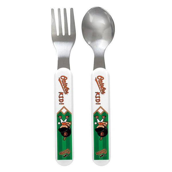 Wholesale Baltimore Orioles - Baby Fork & Spoon Set