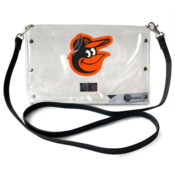 Wholesale Baltimore Orioles Clear Envelope Purse STRAP