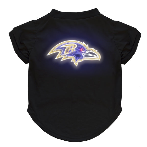 Wholesale Baltimore Ravens Neon Pet T-Shirt