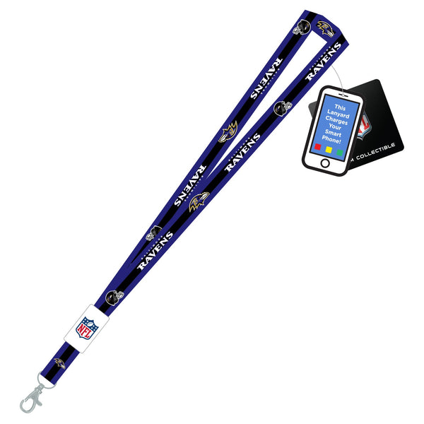 Wholesale Baltimore Ravens NFL / LYD001 - Charging Lanyard