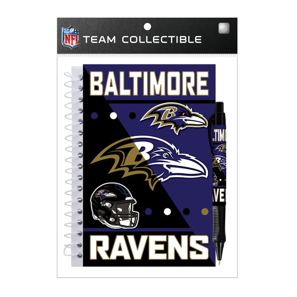 Wholesale Baltimore Ravens NFL / NBP008KT - 5x7Notebook Pen Sets /