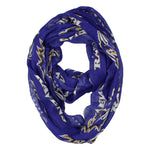 Wholesale Baltimore Ravens Sheer Infinity Scarf