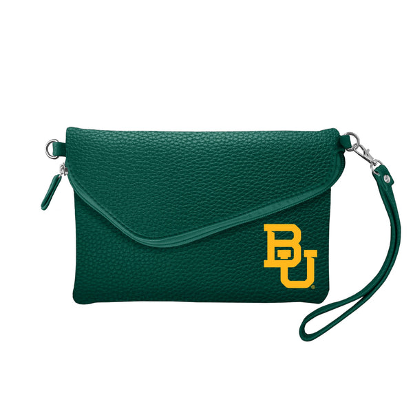 Wholesale Baylor Bears Fold Over Crossbody Pebble Green