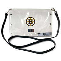 Wholesale Boston Bruins Clear Envelope Purse STRAP