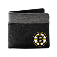 Wholesale Boston Bruins Pebble BiFold Wallet BLCK