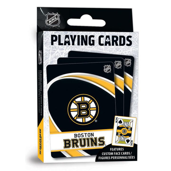 Wholesale Boston Bruins Playing Cards - 54 Card Deck