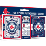 Wholesale Boston Red Sox - 2-Pack Playing Cards & Dice Set