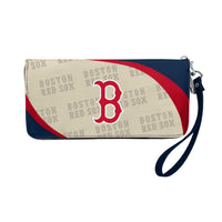 Wholesale Boston Red Sox Curve Zip Organizer Wallet