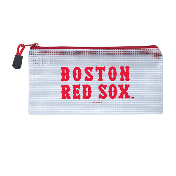 Wholesale Boston Red Sox MLB / PBG002 - Clear Zippered Bags