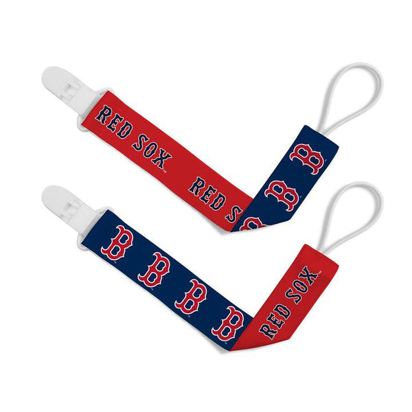 Wholesale Boston Red Sox - Pacifier Clip 2-Pack