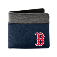 Wholesale Boston Red Sox Pebble BiFold Wallet NAVY