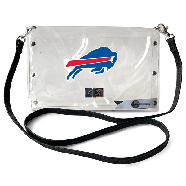 Wholesale Buffalo Bills Clear Envelope Purse STRAP