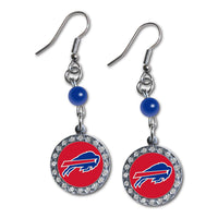 Wholesale Buffalo Bills NFL / EAR007 - Rhinestone Dangle Earrings