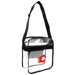 Wholesale Calgary Flames Clear Carryall Crossbody