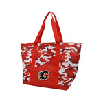 Wholesale Calgary Flames Super-Duty Camo Tote LRED