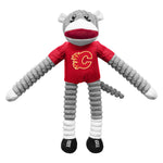 Wholesale Calgary Flames Team Sock Monkey Pet Toy