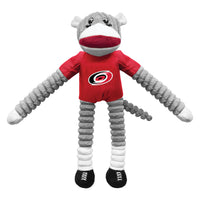 Wholesale Carolina Hurricanes Team Sock Monkey Pet Toy