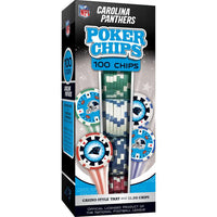 Wholesale Carolina Panthers 100 Piece Poker Chips