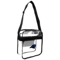 Wholesale Carolina Panthers Clear Carryall Crossbody