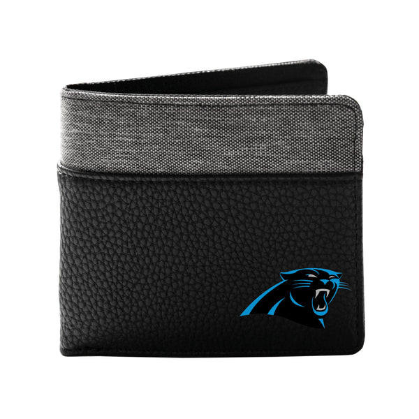 Wholesale Carolina Panthers Pebble BiFold Wallet BLCK