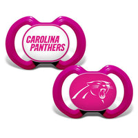 Wholesale Carolina Panthers - Pink Pacifier 2-Pack