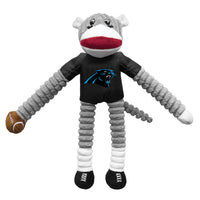 Wholesale Carolina Panthers Team Sock Monkey Pet Toy