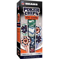 Wholesale Chicago Bears 100 Piece Poker Chips