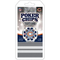 Wholesale Chicago Bears 20 Piece Poker Chips