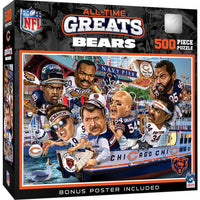 Wholesale Chicago Bears - All Time Greats 500 Piece Jigsaw Puzzle