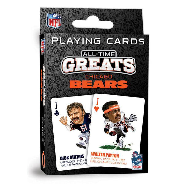 Wholesale Chicago Bears All-Time Greats Playing Cards - 54 Card Deck