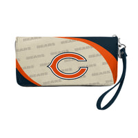 Wholesale Chicago Bears Curve Zip Organizer Wallet