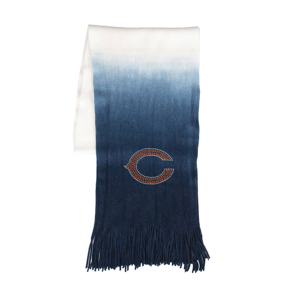 Wholesale Chicago Bears Dip Dye Scarf Navy