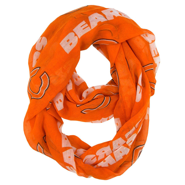 Wholesale Chicago Bears Sheer Infinity Scarf Alternate Alternate